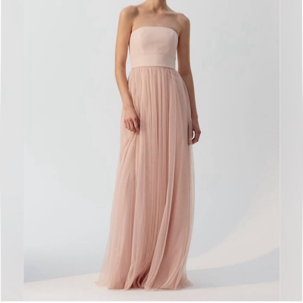 Amsale Lynton Dress in Blush Size 4